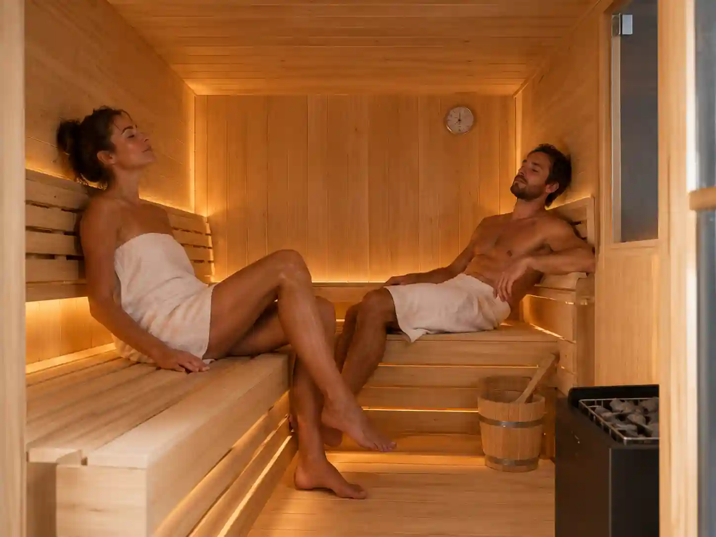 Sauna de madera a medida Buck & Buck